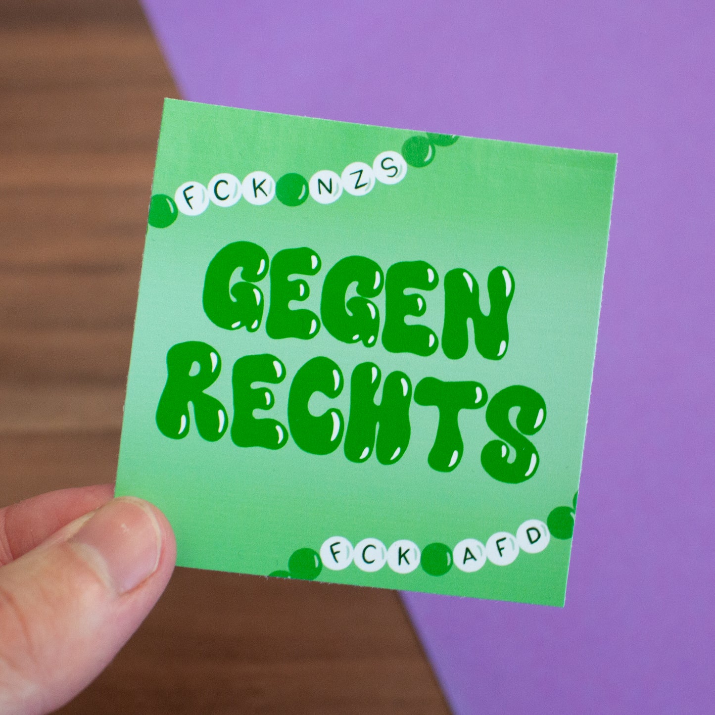 Gegen Rechts Sticker Set