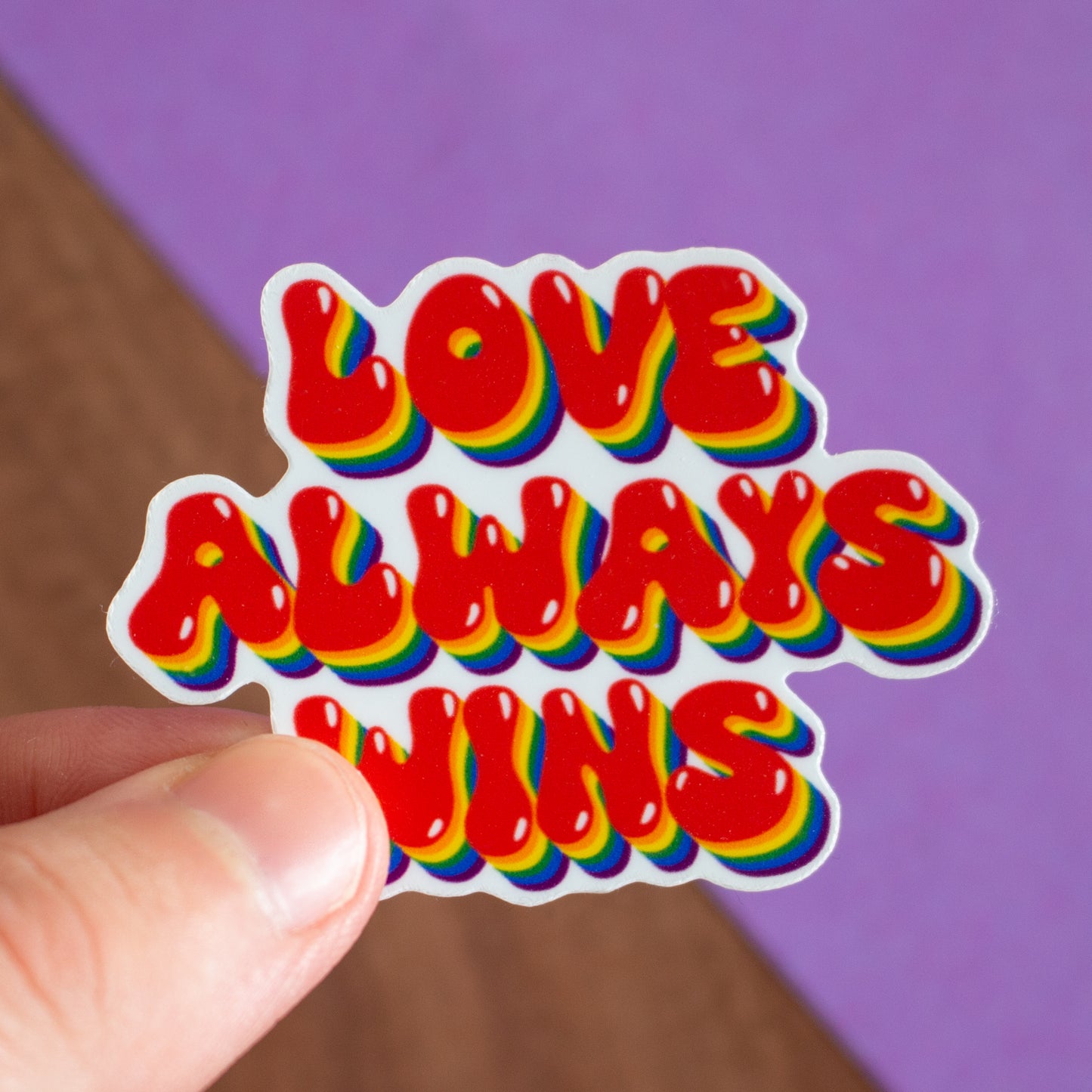 Love always wins Sticker