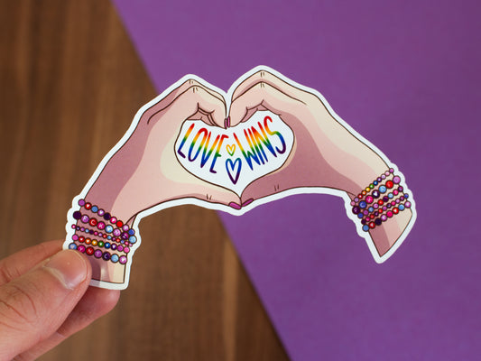 "FCK NZS" "LOVE WINS" Sticker Set Swifties gegen Rechts