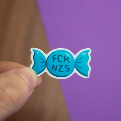 10er Set Bonbon "FCK NZS" Sticker