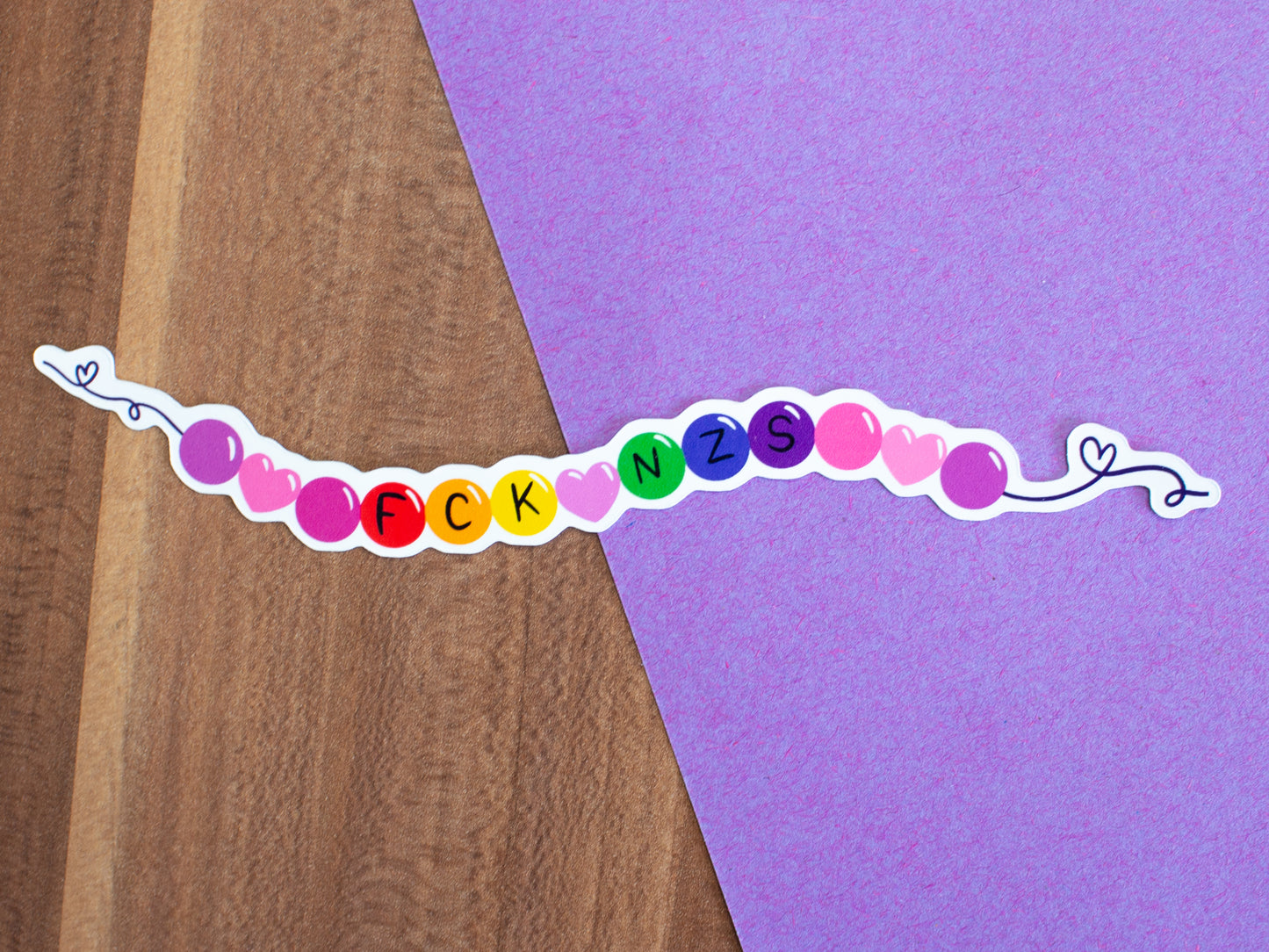 Armbänder "FCK NZS" Sticker Set