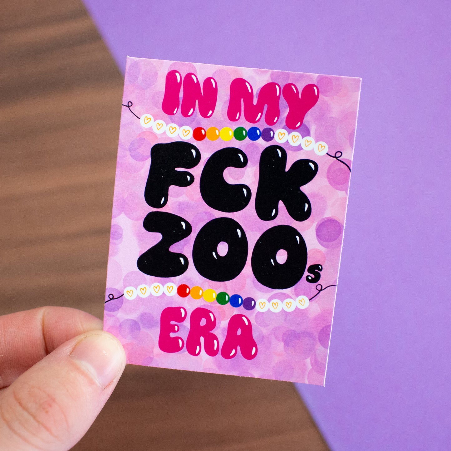 "In my FCK ZOOs era" Sticker