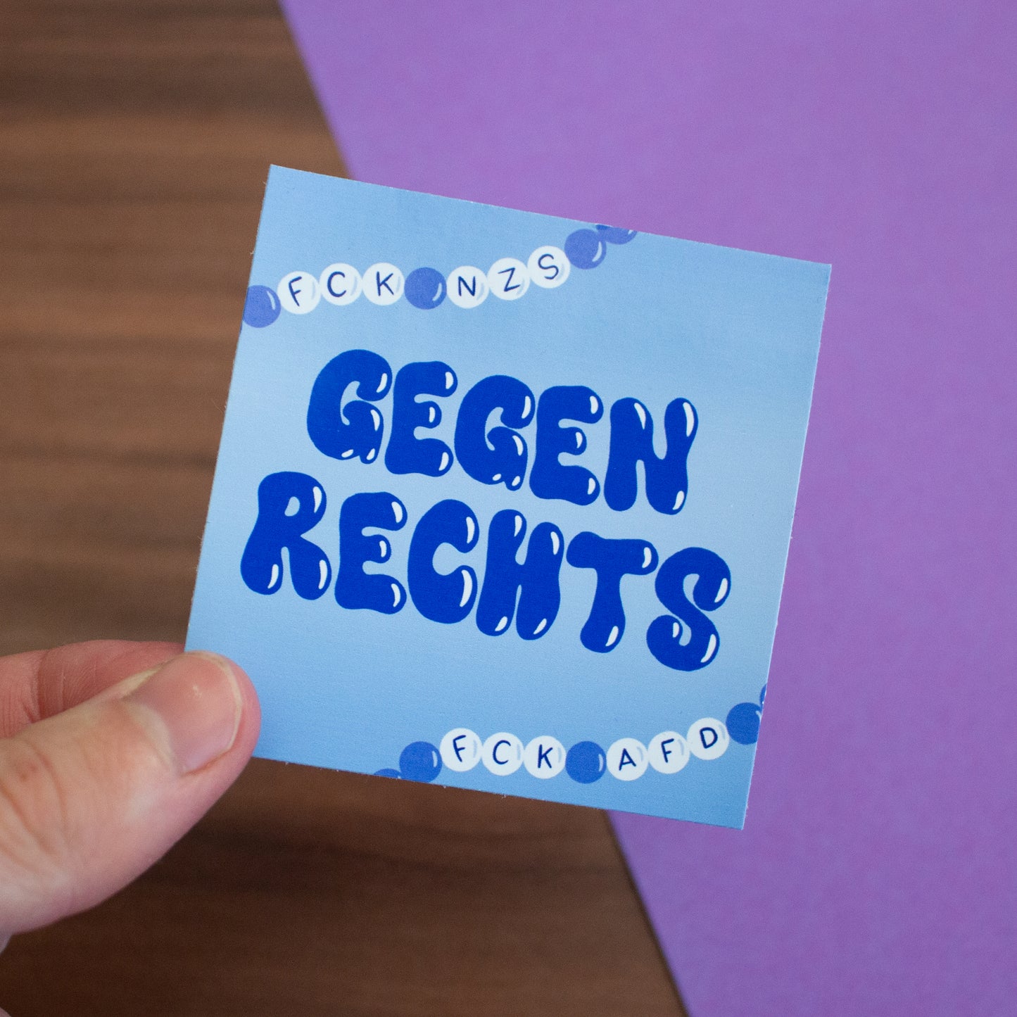 Gegen Rechts Sticker Set