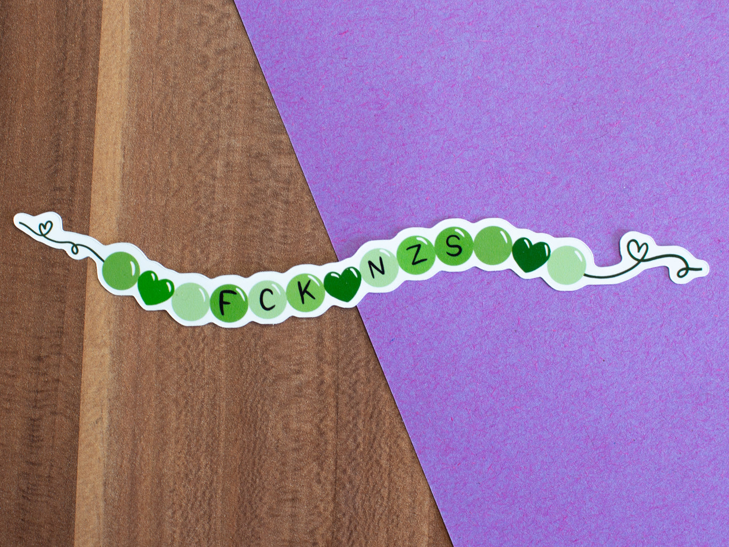 Armbänder "FCK NZS" Sticker Set