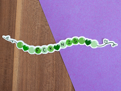 Armbänder "FCK NZS" Sticker Set