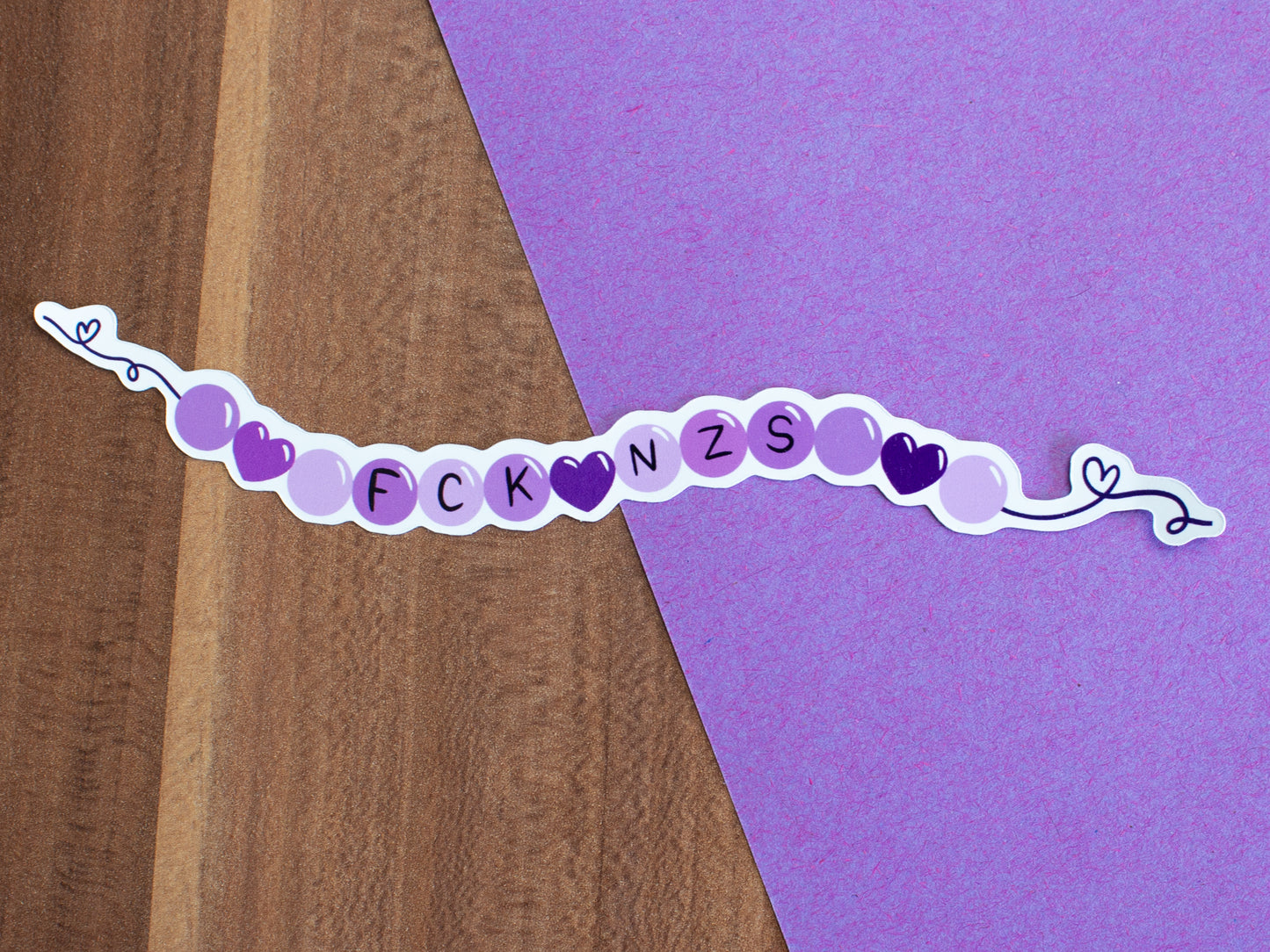 Armbänder "FCK NZS" Sticker Set