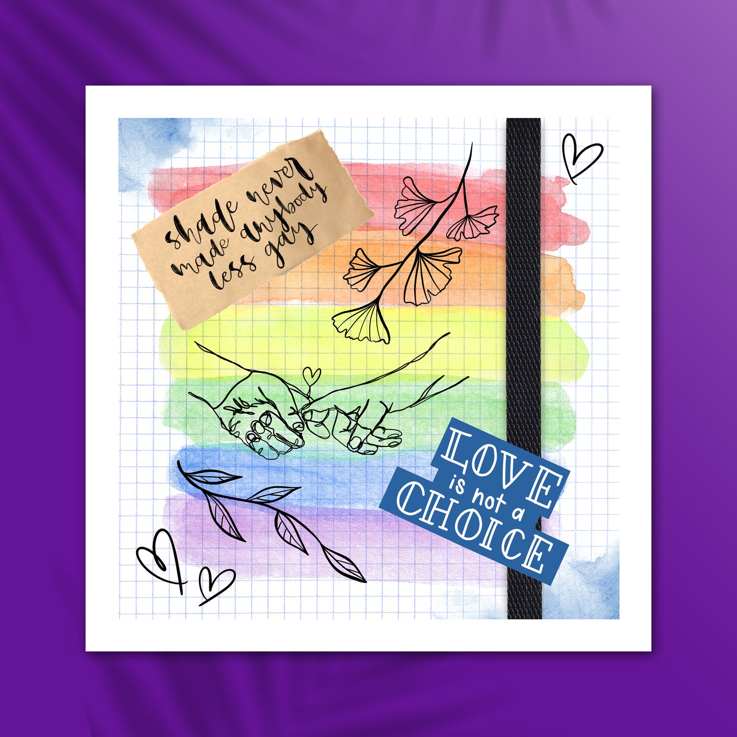 Pride Collage Kunstdruck