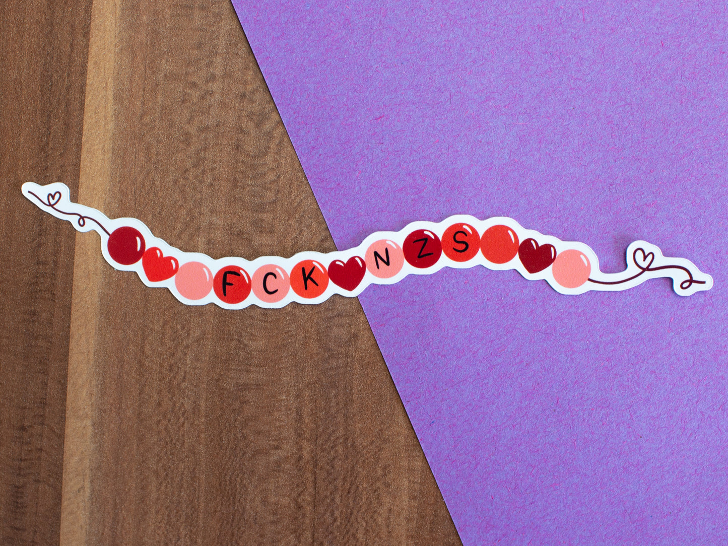 Armbänder "FCK NZS" Sticker Set